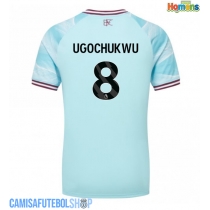 Camisa de time de futebol Burnley Lesley Ugochukwu #8 Replicas 2º Equipamento 2025-26 Manga Curta